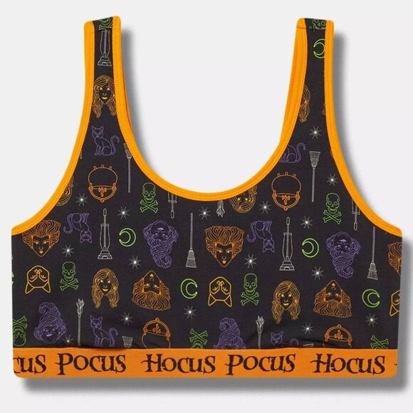 ❤️NWT VINTAGE TORRID SCOOP BRALETTE HOCUS POCUS SANDEERSON SISTERS PLUS SIZE - Picture 11 of 14
